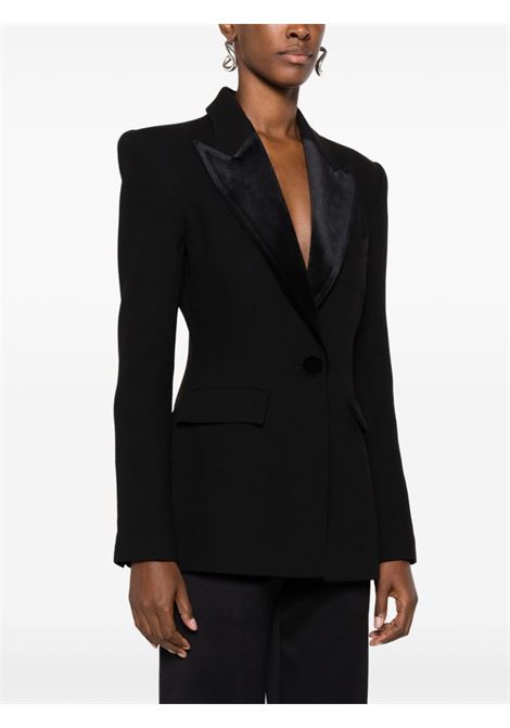 Black Aro single-breasted blazer - women ALEX PERRY | J091BLK